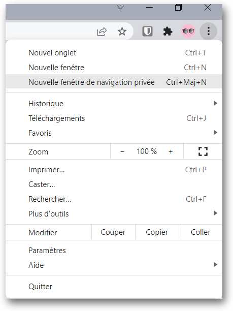 Nouvelle Fenetre de Navigation Privee - Utiliser IDM en Mode Navigation Priv&eacute;e sur Chrome, Firefox, Brave