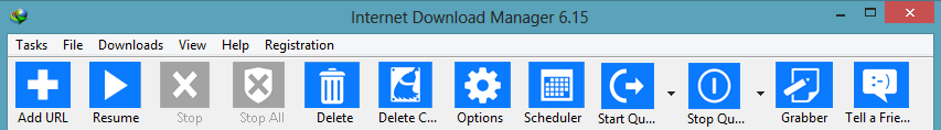toolbar8 - How to Change the Theme of Internet Download Manager